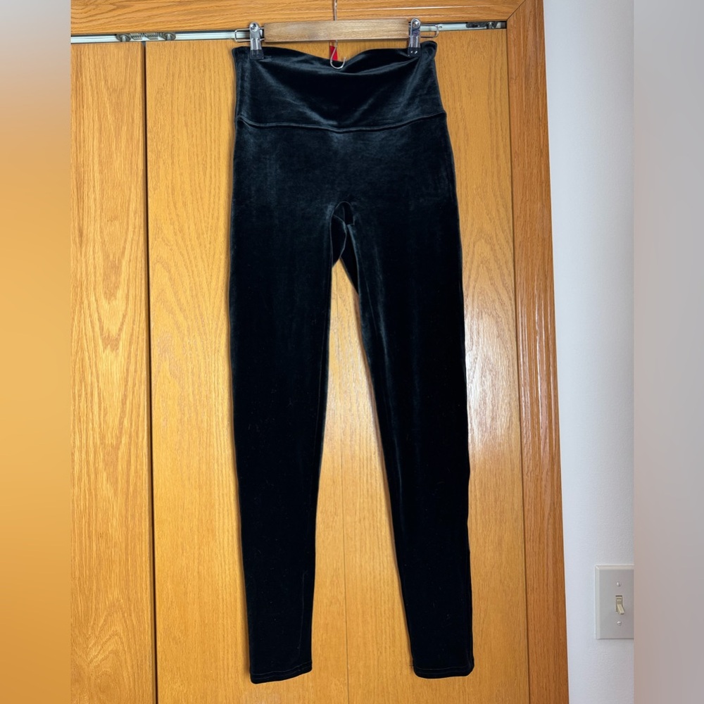Spanx Velvet Leggings Black